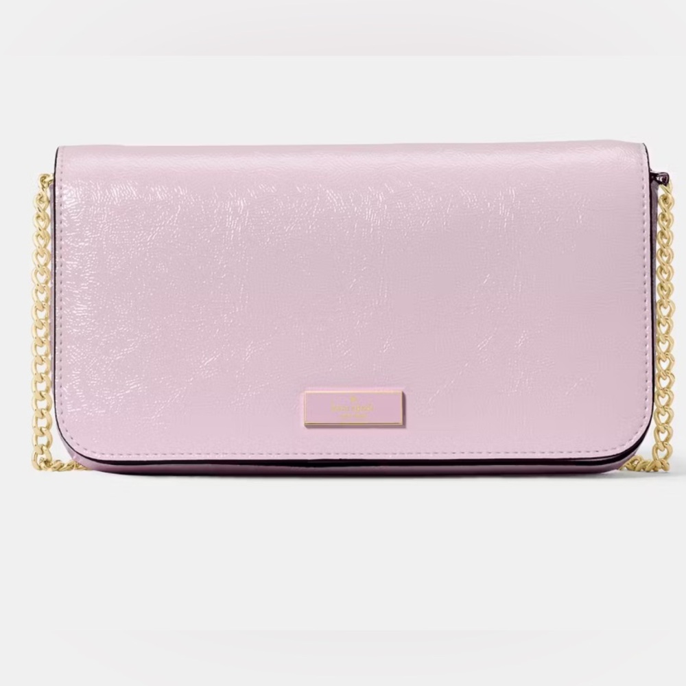 Bridget Crinkle Patent Mini Crossbody